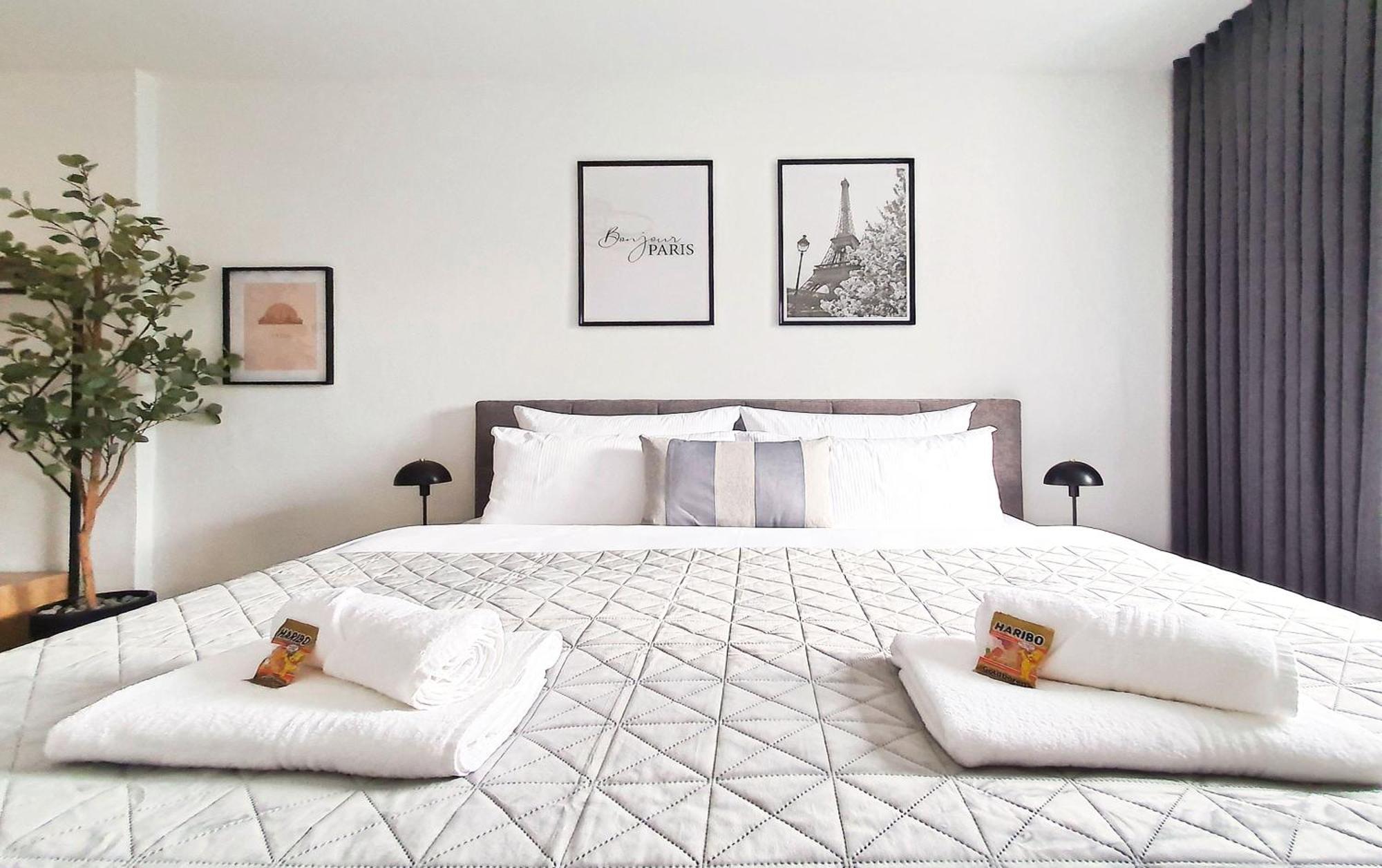 Livation - Apartments Hamm-Mitte - 2 Zi - Nespresso - Smarttv - Freewifi - Ausgestattete Kueche - 24H Check-In - Bis 4 Pers Pro Apartment Hamm  Eksteriør bilde